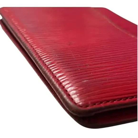 Louis Vuitton Epi Card Case Red Holder - Picture 12 of 16
